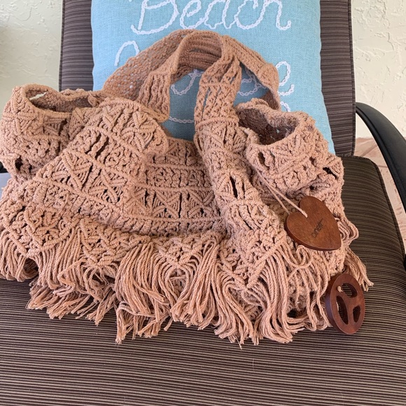 Free People Handbags - Free people I love binetti tan tote